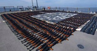 US Navy says Iranian arms shipment seized